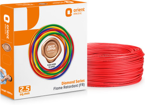 Orient Electric Diamond Series 2.5 mm Red Wire 90m - Image 1