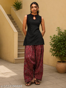 HASAN TRENDZ Women Cotton Blend Kurta Salwar Set - Image 1