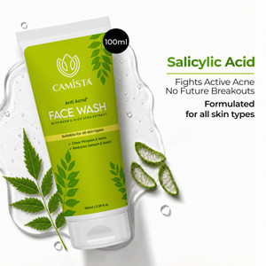 CAMISTA Anti Acne Face Wash with Neem & Salicylic Acid - Image 1
