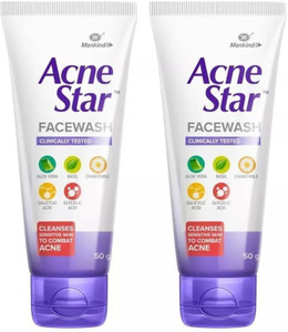 acnestar Acne Star Face Wash 50g (Pack of 2) - Image 1