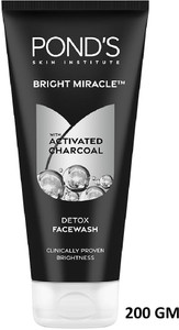 POND's Bright Miracle Detox Charcoal Face Wash 200g - Image 1