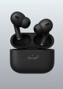 allons TWS Bluetooth Earbuds True Wireless Headphone with MagSafe Charging Case A30 Bluetooth Headset (Black, True Wireless) - Image 1