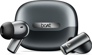 boAt Airdopes Prime 701 ANC, w/ Crest AI 46dB Hybrid ANC,50Hrs Battery,Spatial Audio Bluetooth Headset (Smart Grey, True Wireless) - Image 1