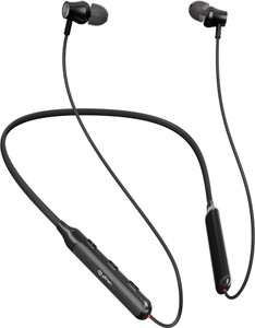 PTron Bassstrings Neo with 34hrs Playtime,Clear Calls,14mm Drivers,Dual-device Pairing Bluetooth Headset (Black, In the Ear) - Image 1