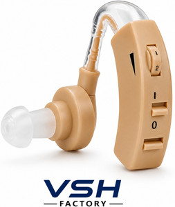 VshFactory BTE Hearing Aid Machine for Old Age (Brown) - Image 1