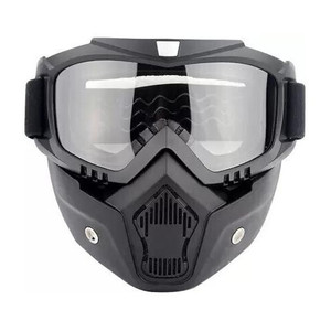 Auto Trends Motocross Goggles with Dust Mask and Breath Guard - Image 1