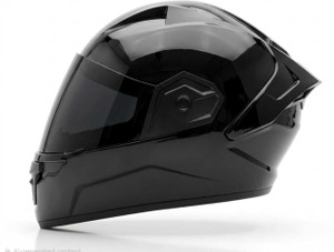 FOROLY Raven ABS Spoiler Black Visor Motorbike Helmet - Image 1