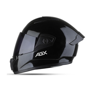 FOROLY Wonder Black ISI Certified Motorbike Helmet - Image 1