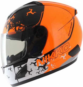 Niko  Nikko Nx Nikko N-805 Extreme Full Face ISI Certified Helmet with