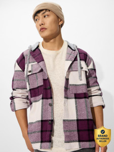 The Souled Store Men Checkered Casual Jacket - Image 1
