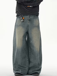 URBELLA Men Loose Fit Mid Rise Light Blue Jeans - Image 1