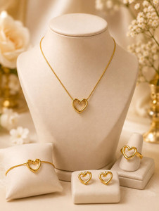 VYANIQ Stainless Steel Gold Jewel Set - Image 1