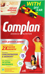 COMPLAN Nutrition Drink Powder for Children Kesar Badam flavour Refill Pack with DIY Car Price in India - Buy COMPLAN Nutrition Drink Powder for Children Kesar Badam flavour Refill Pack with DIY Car online at Flipkart.com