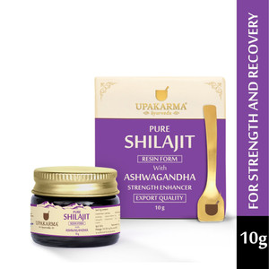 UPAKARMA Pure Shilajit Resin with Ashwagandha (10g) - Image 1