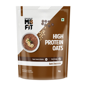 MUSCLEBLAZE High Protein Oats, Dark Chocolate - Image 1