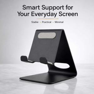 Mmfashion Table Mobile Holder Black (Pack of 1) Mobile Holder - Image 1