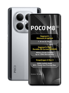 POCO M8 (Frost Silver, 256 GB) (8 GB RAM) - Image 1