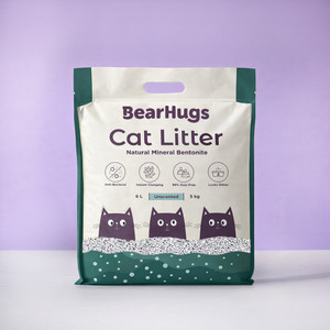 BearHugs Unscented Cat Litter 15 kg - Image 1