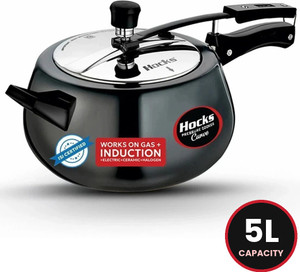 Hocks Black Curve 5L Induction Pressure Cooker (Hard Anodized) - Image 1