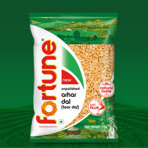 FORTUNE Unpolished Toor/Arhar Dal 1 kg - Image 1