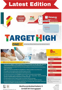 Dr. Muthuvenkatachalam S And 1 More TARGET HIGH ONE NATION ONE BOOK ON NURSING OFFICER STAFF NURSE RECRUITMENT EXAMS 8ED PHYGITAL EDITION (BOOK+DIGITAL) (PB 2026) (Paperback, Dr. Muthuvenkatachalam) - Image 1