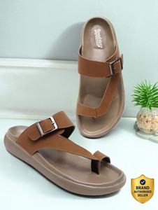 Roadster Men Sandal Tan Size 10 - Image 1