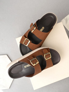 Afrojack Men Sandal (Tan , 10) - Image 1