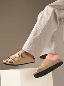 TROTUS Men Sandal (Beige , 10) - Image 1