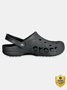 CROCS Unisex Baya Clogs Sandal (Black , 12 UK/India) - Image 1