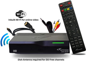 Catvision DD FreeDish HD Set Top Box with WiFi Streaming - Image 1