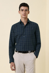 Allen Solly Men Slim Fit Checkered Formal Shirt - Image 1