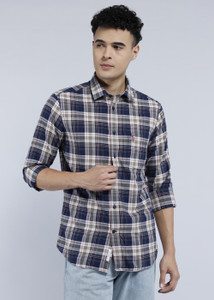 U.S. POLO ASSN. Men Tailored Fit Checkered Casual Shirt - Image 1