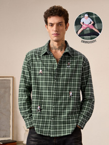 The Souled Store Men Regular Fit Checkered Casual Shirt - Image 1
