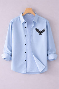 TorontoCN Men Regular Fit Printed Spread Collar Casual Shirt - Image 1