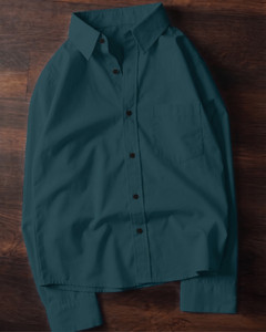 Krionik Men Regular Fit Solid Spread Collar Casual Shirt - Image 1