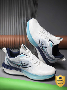 Abros Athleisure Running Shoes for Men (White, 7) - Image 1