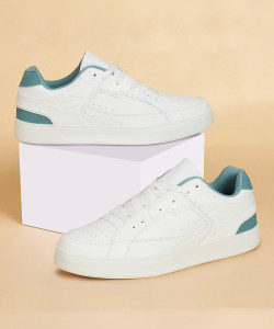 Ajile By Pantaloons Sneakers for Men (White, UK 9) - Image 1