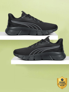PUMA FlexFocus Lite Modern Running Shoes (Black, 8) - Image 1
