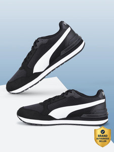 PUMA ST Runner v4 Mesh Sneakers For Men (Black , 10) - Image 1