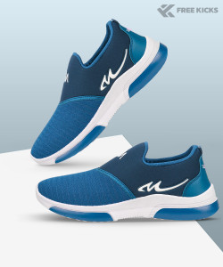 Free Kicks FK- MXO Dailywear Slip On Sneakers For Men (Blue , 10) - Image 1