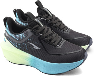 asian Hypercushion Carbon-15 Sports Shoes for Men Carbon Plate Technology for Running Running Shoes For Men (Black, Green , 9) - Image 1
