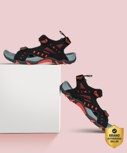 Sparx Men SS 485 Sports Sandal (Black, UK 7) - Image 1