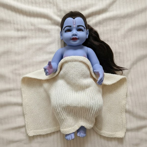 Redham Silicone Laddu Gopal Idol, 60 cm, Blue - Image 1