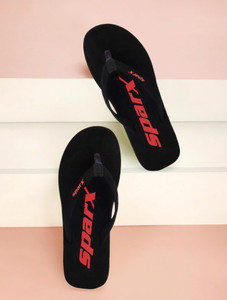 Sparx SFG-23 Men Flip Flops (Black, Red , 8 UK/India) - Image 1