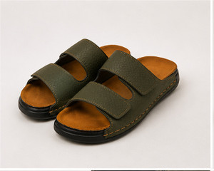 Nyzora Men Slides Olive Size 7 - Image 1