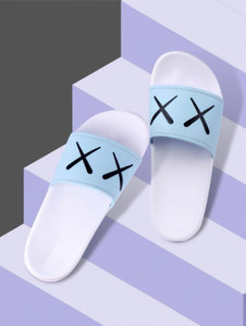PERY-PAO Men Slides Blue Size 11 - Image 1