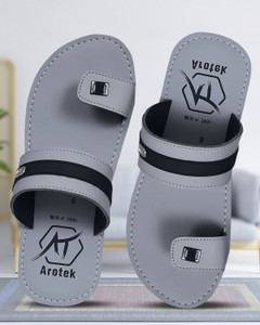 AROTEK Men Flip Flops Grey Size 7 - Image 1
