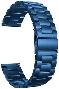 KHR Metal Strap for NoiseFit Twist (Sona Gold, Blue) - Image 1