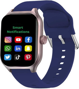 WauroNix H9 Smartwatch Calling,Fitness,Heart Rate WauroNix Kids Girls & Boys (6-22 Years) Smartwatch (Blue Strap, Free Size) - Image 1