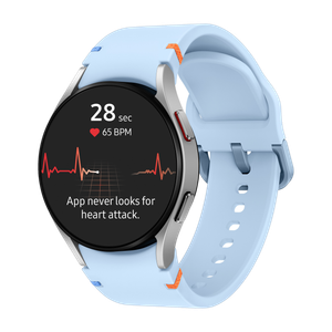 Samsung Galaxy Watch FE (Silver Strap, 40) - Image 1
